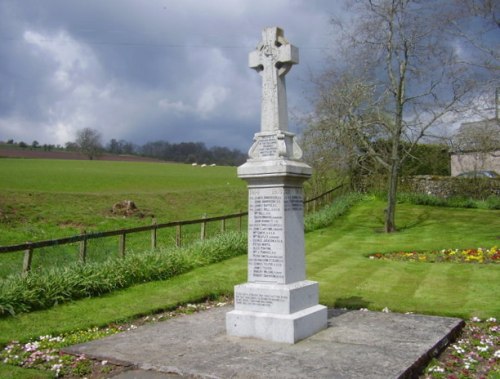 Oorlogsmonument Bonchester Bridge #1