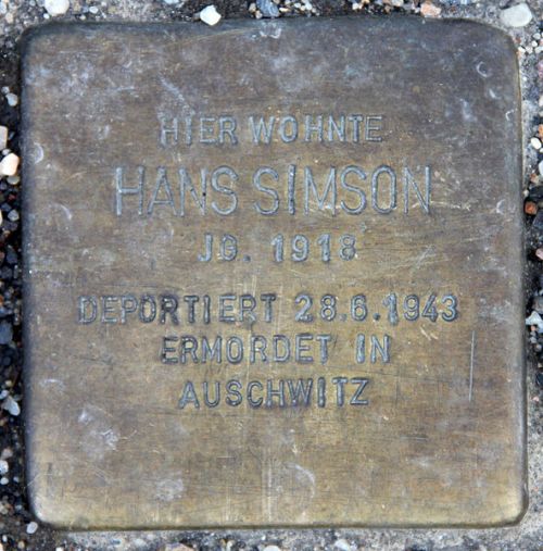 Stolpersteine Lessingstrae 8 #4