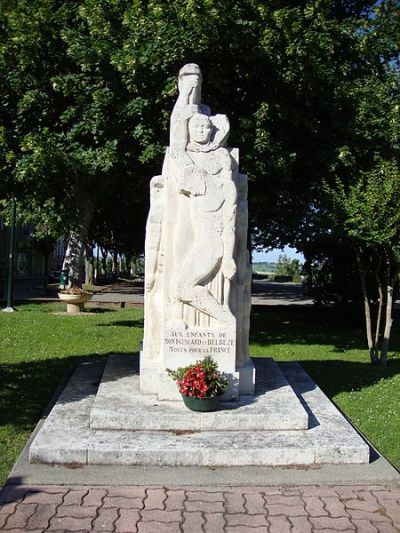 Oorlogsmonument Montgiscard en Belbze