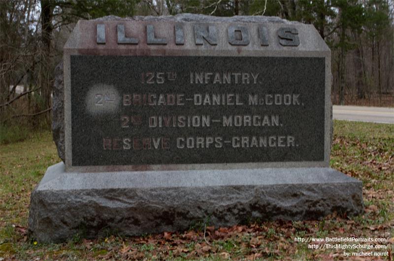 125th Illinois Infantry Regiment Monument