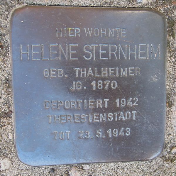 Stumbling Stones Wilhelmstraße 49 #2
