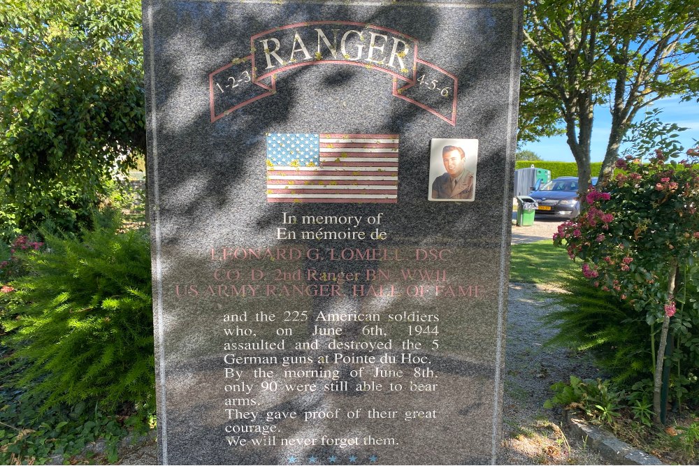 2nd Ranger Battalion Monument #2
