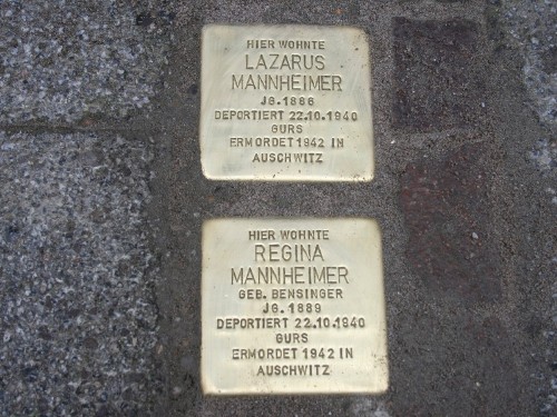 Stolpersteine Kreuzstraße 3 #1