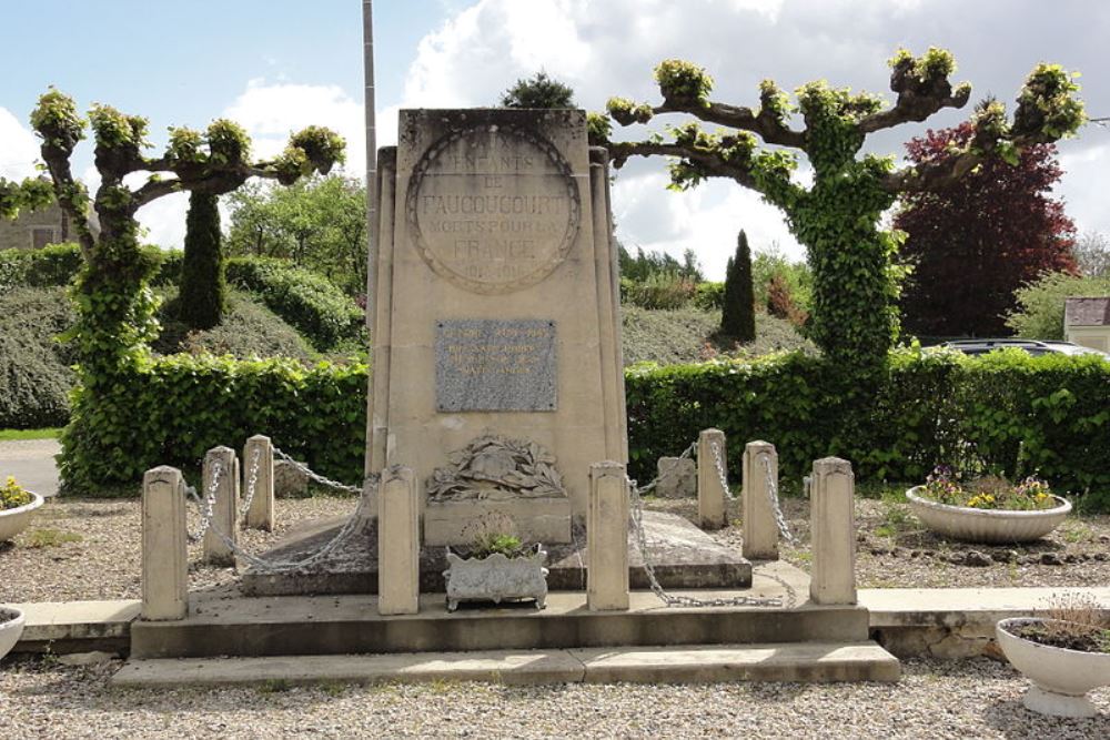 Oorlogsmonument Faucoucourt #1