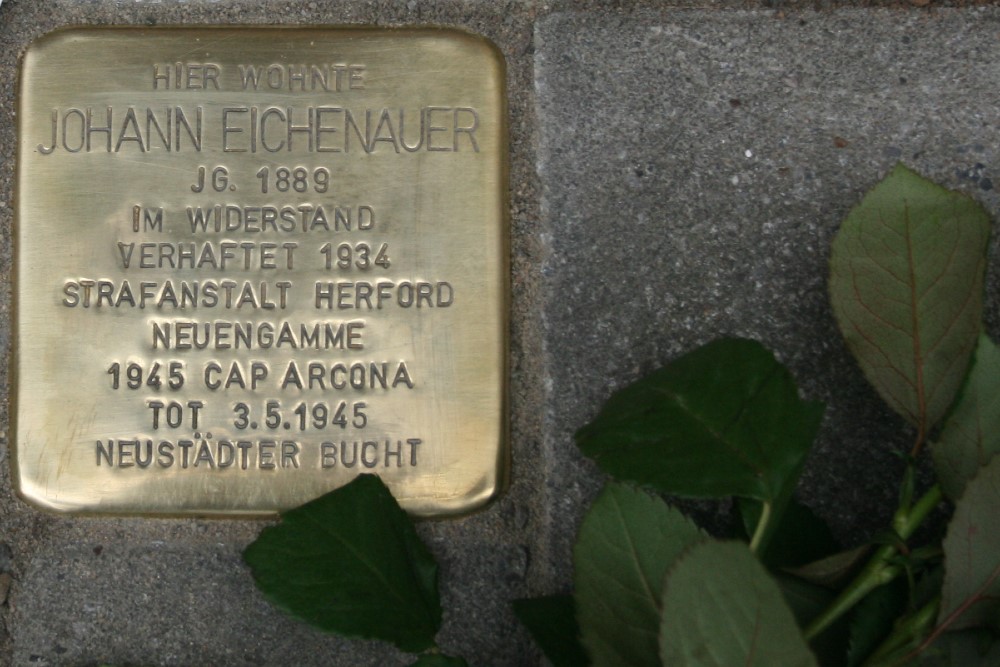 Stolperstein Schlangenwallstrae 9 #1