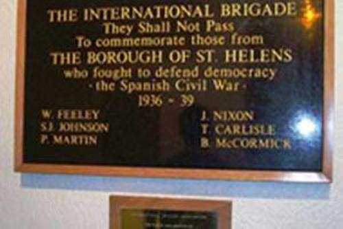 Monument Internationale Brigades St. Helens #1