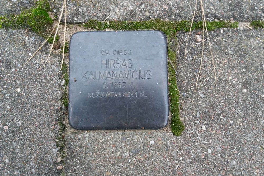 Stolperstein Uuolankos gatvė 30