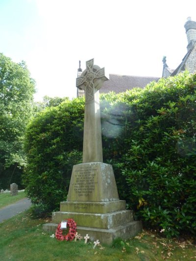 Oorlogsmonument Westcott #1