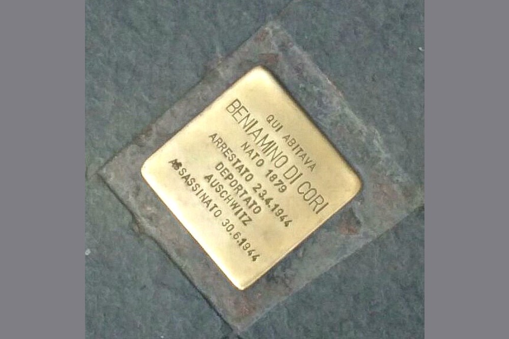 Stolpersteine Via Nazionale 87