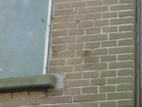 Granaatscherfschade School Mühring #2
