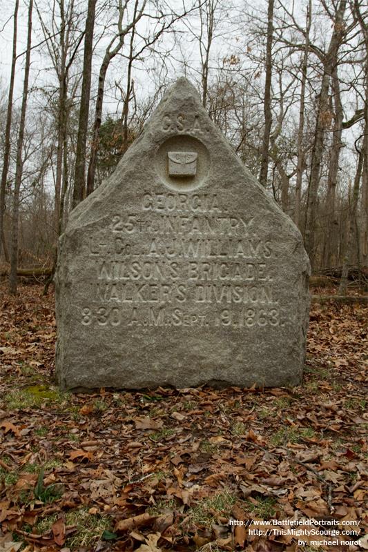 Monument 25th Georgia Infantry