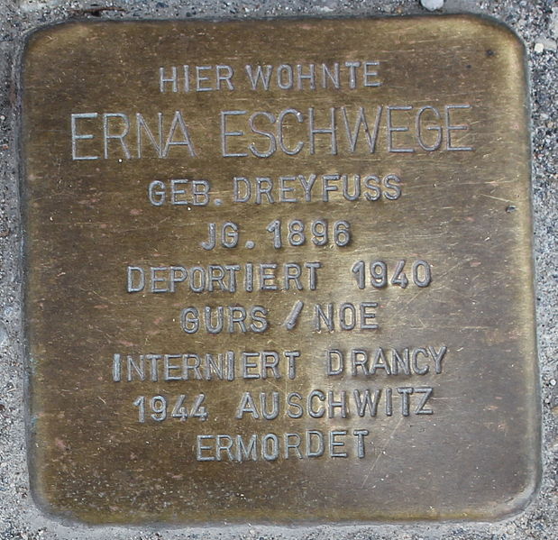 Stolpersteine Knigstrae 57 #2