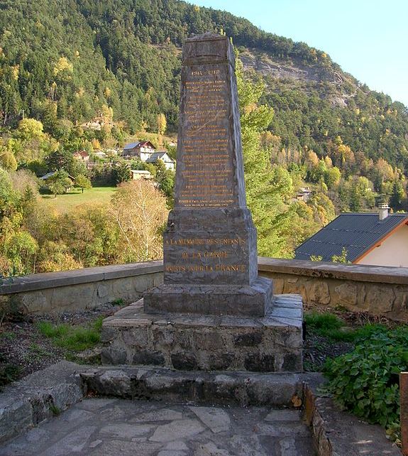 War Memorial La Garde #1