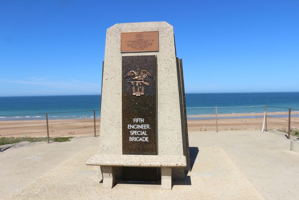 Monument 5th Engineer Special Brigade Omaha Beach #3