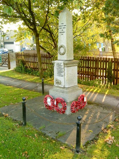 Oorlogsmonument Salterforth