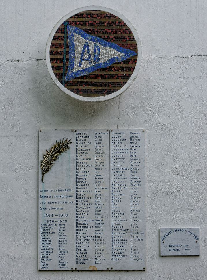 Oorlogsmonument Aviron Bayonnais