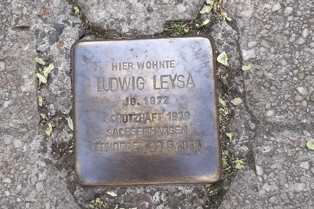 Stolperstein Weberbach 39