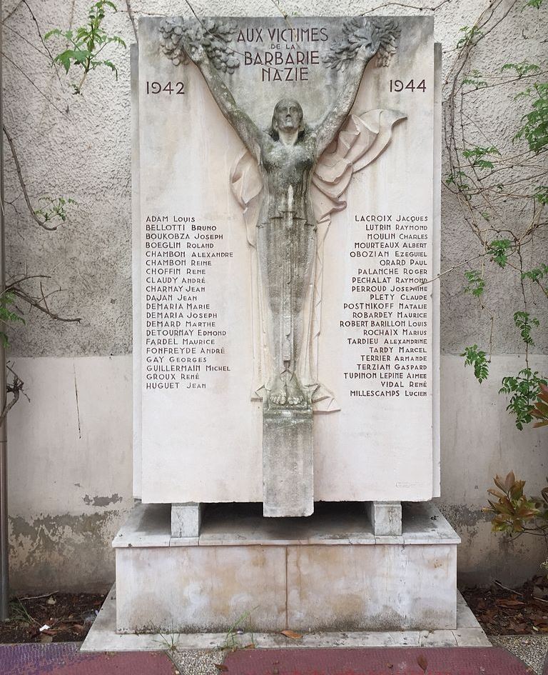 Memorial Victims National Socialism Charpennes