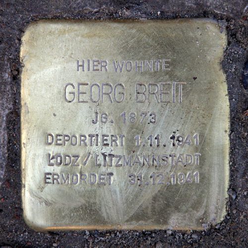 Stumbling Stones Mommsenstraße 66 #2