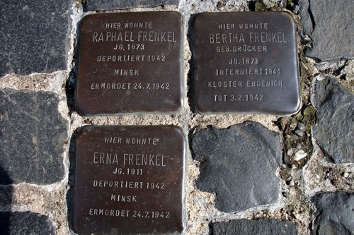 Stumbling Stones Burgstraße 81 #2