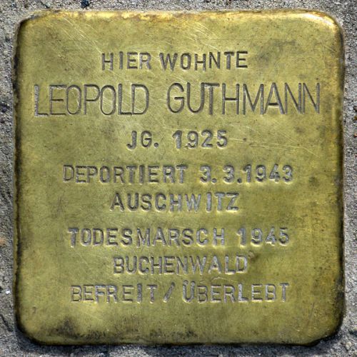 Stolpersteine Lemkestraße 156 #4