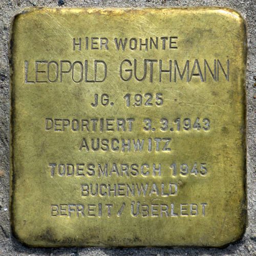 Stolpersteine Lemkestrae 156 #4