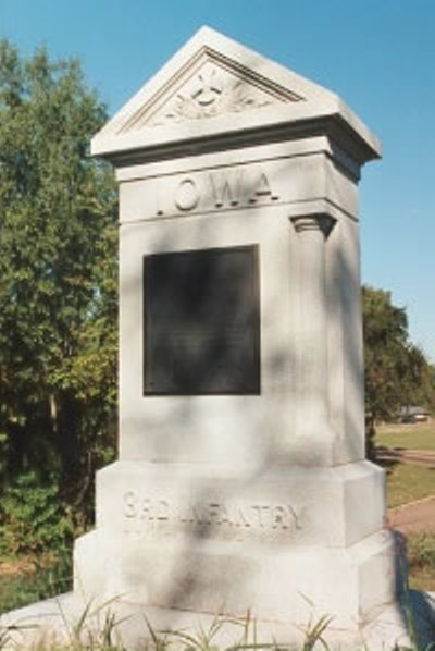 3rd Iowa Infantry (Union) Monument