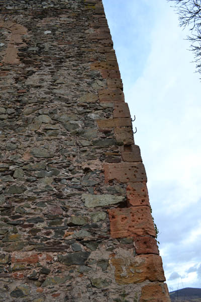 Bullet Impacts Castle Ruin Saarburg