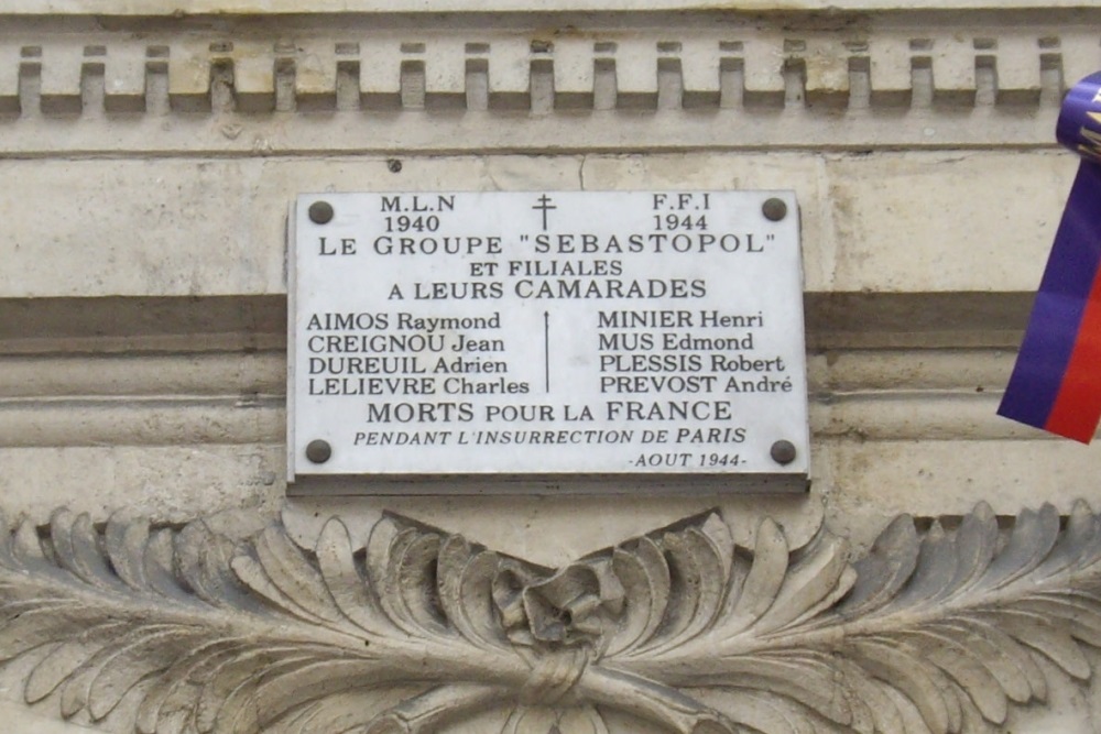 Memorial Commandpost Resistance-Group Sébastopol