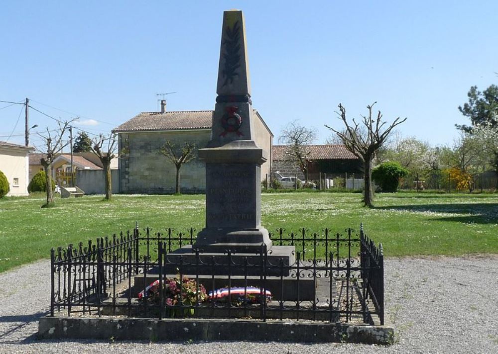 War Memorial Les Peintures