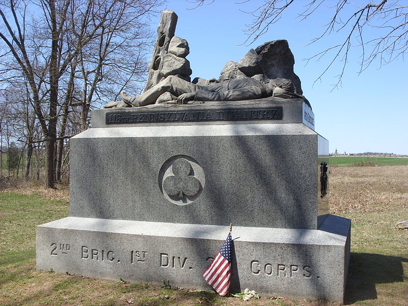 116th Pennsylvania Infantry Monument #1