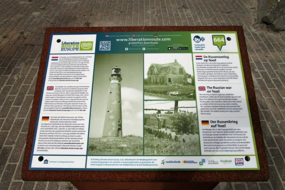 Liberation Route Marker 664: The Russian war on Texel #2