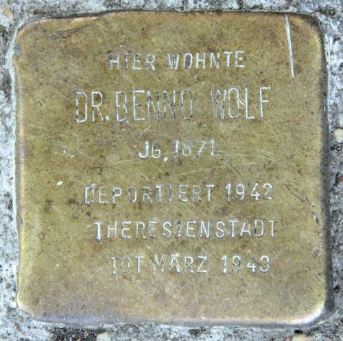 Stolperstein Hornstrae 6 #1