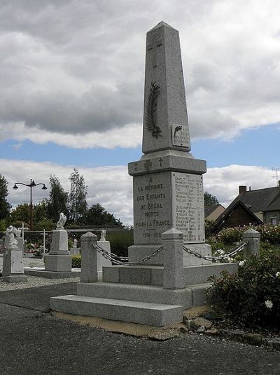 War Memorial Bral-sous-Vitr