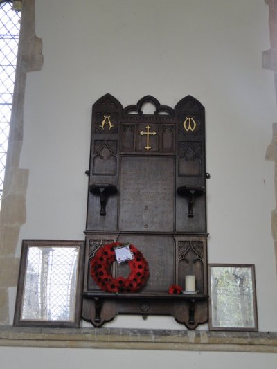 Oorlogsmonument Mellis Church