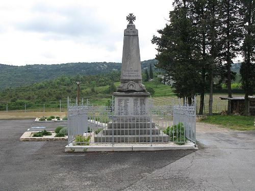 Oorlogsmonument Grospierres #1