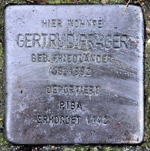 Stolpersteine Riemeisterstrae 78 #2