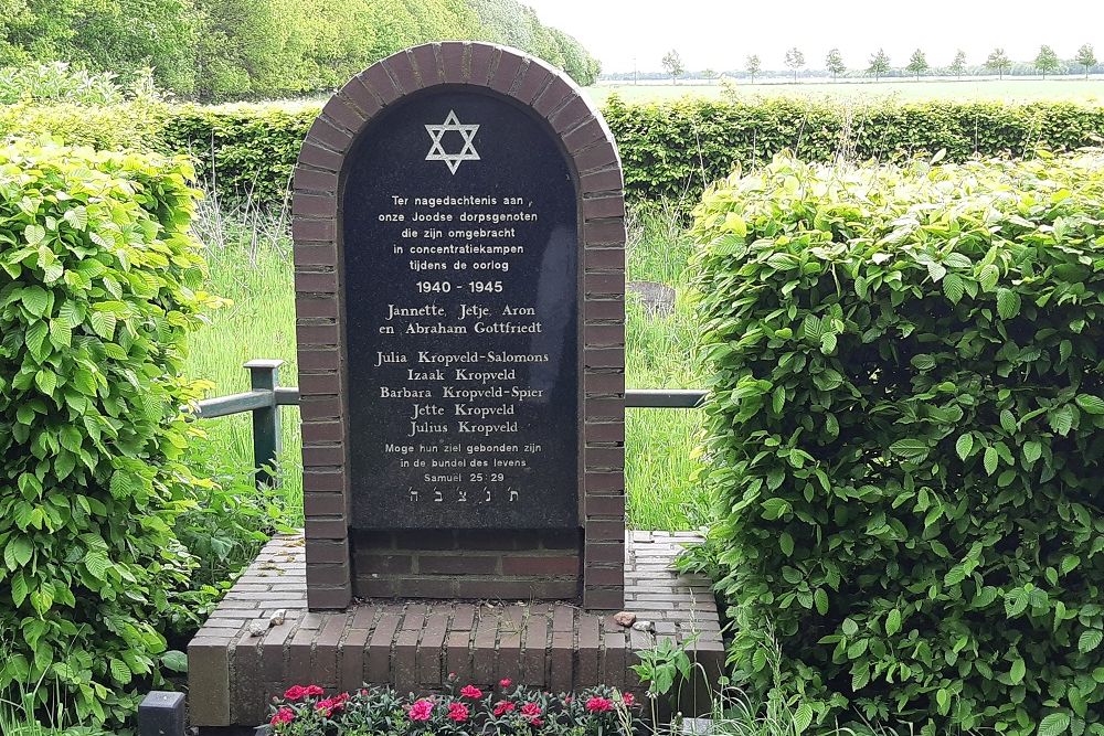 Memorial Stone Jewish Cemetery Roswinkel #3