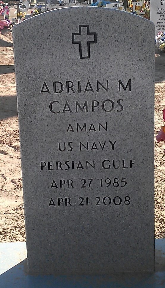 American War Grave Our Lady of Guadalupe Cemetery #1