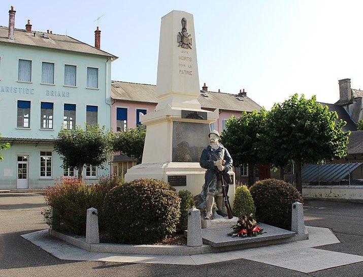 Oorlogsmonument Bordres-sur-l'chez