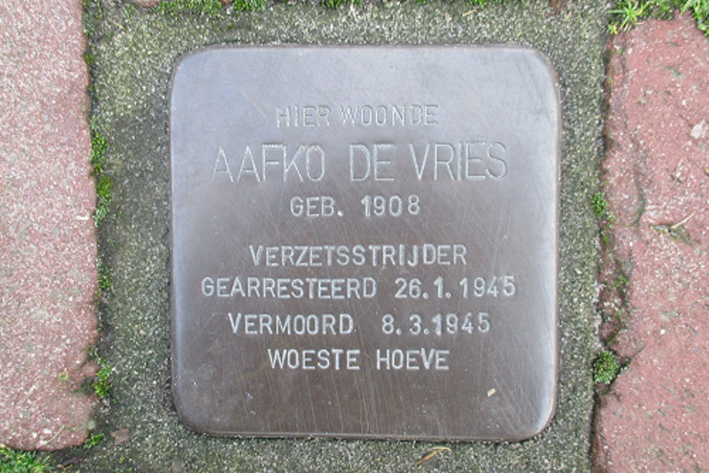 Stolperstein Witterweg 1