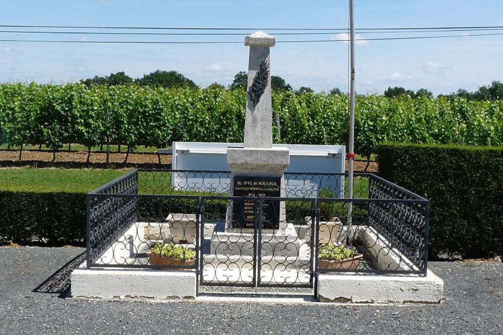 Oorlogsmonument Saint-Avit-de-Soulège #1