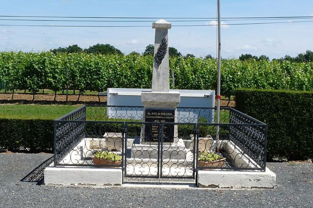 Oorlogsmonument Saint-Avit-de-Soulge #1