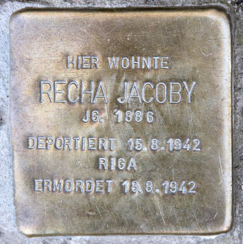 Stolpersteine Niebuhrstraße 63 #5