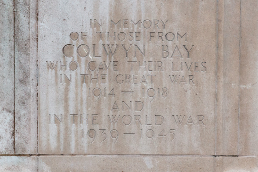 War Memorial Colwyn Bay #5