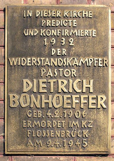 Memorial Dietrich Bonhoeffer #1