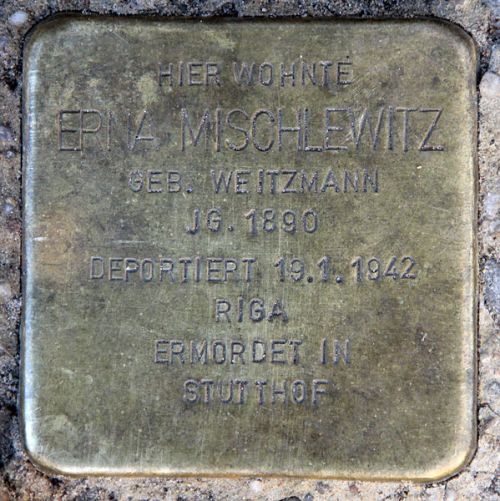 Stolpersteine Fregestraße 58 #3