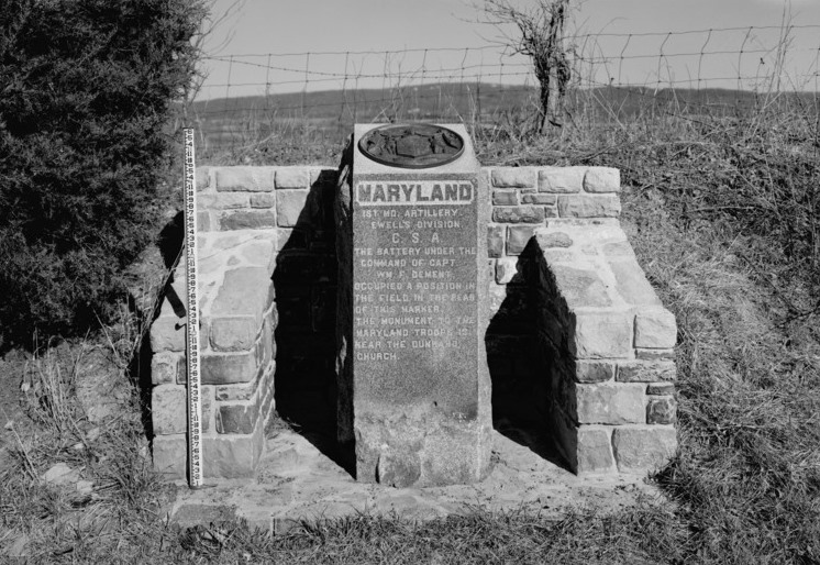 Monument 1st Maryland (C.S.A.) Dement’s Battery #1