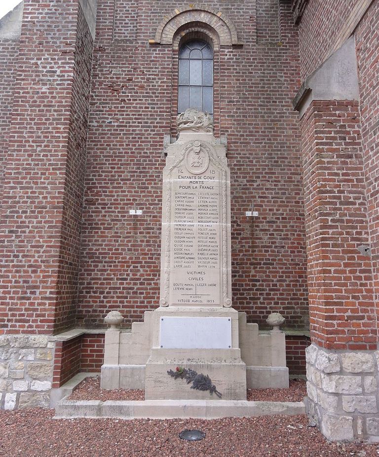 Oorlogsmonument Gouy