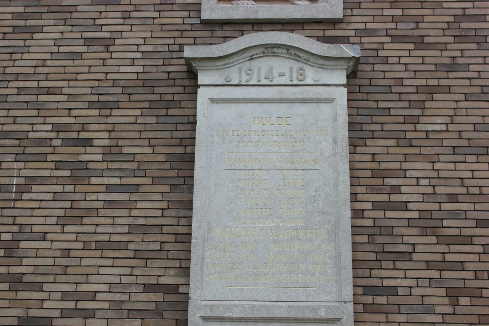 Oorlogsmonument Zwevegem Werkhuizen #2